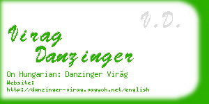 virag danzinger business card